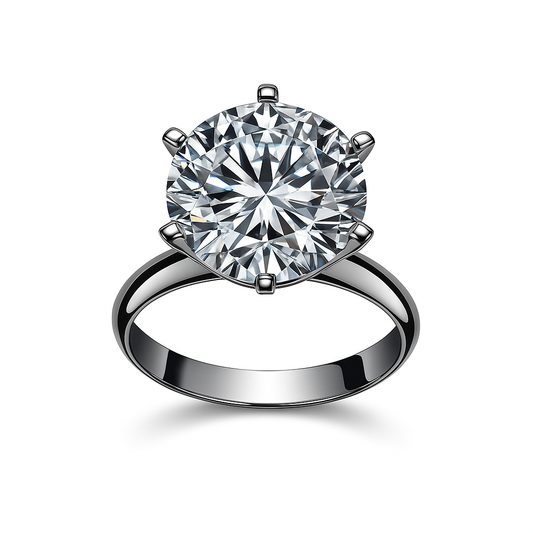 5.07 Karat Tektaş Laboratuvar Pırlanta Yüzük