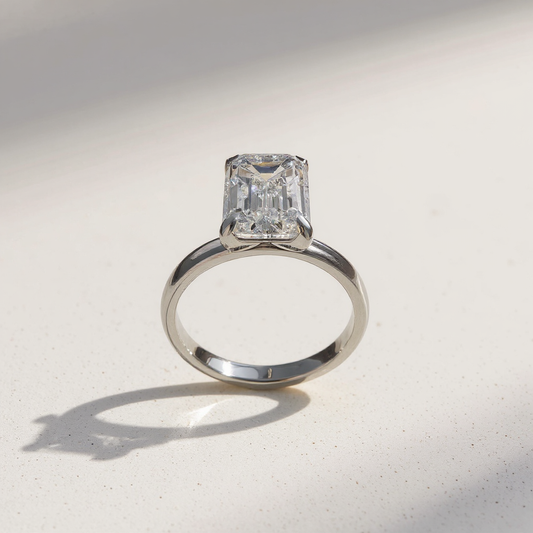 1.03 Karat Baget Tektaş Laboratuvar Pırlanta Yüzük