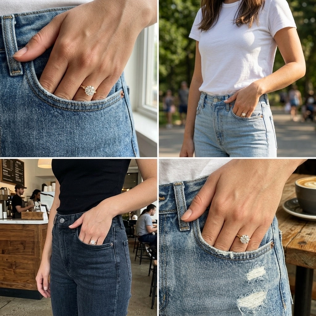 2.05 Karat Aurelia Twist Tektaş Laboratuvar Pırlanta Yüzük